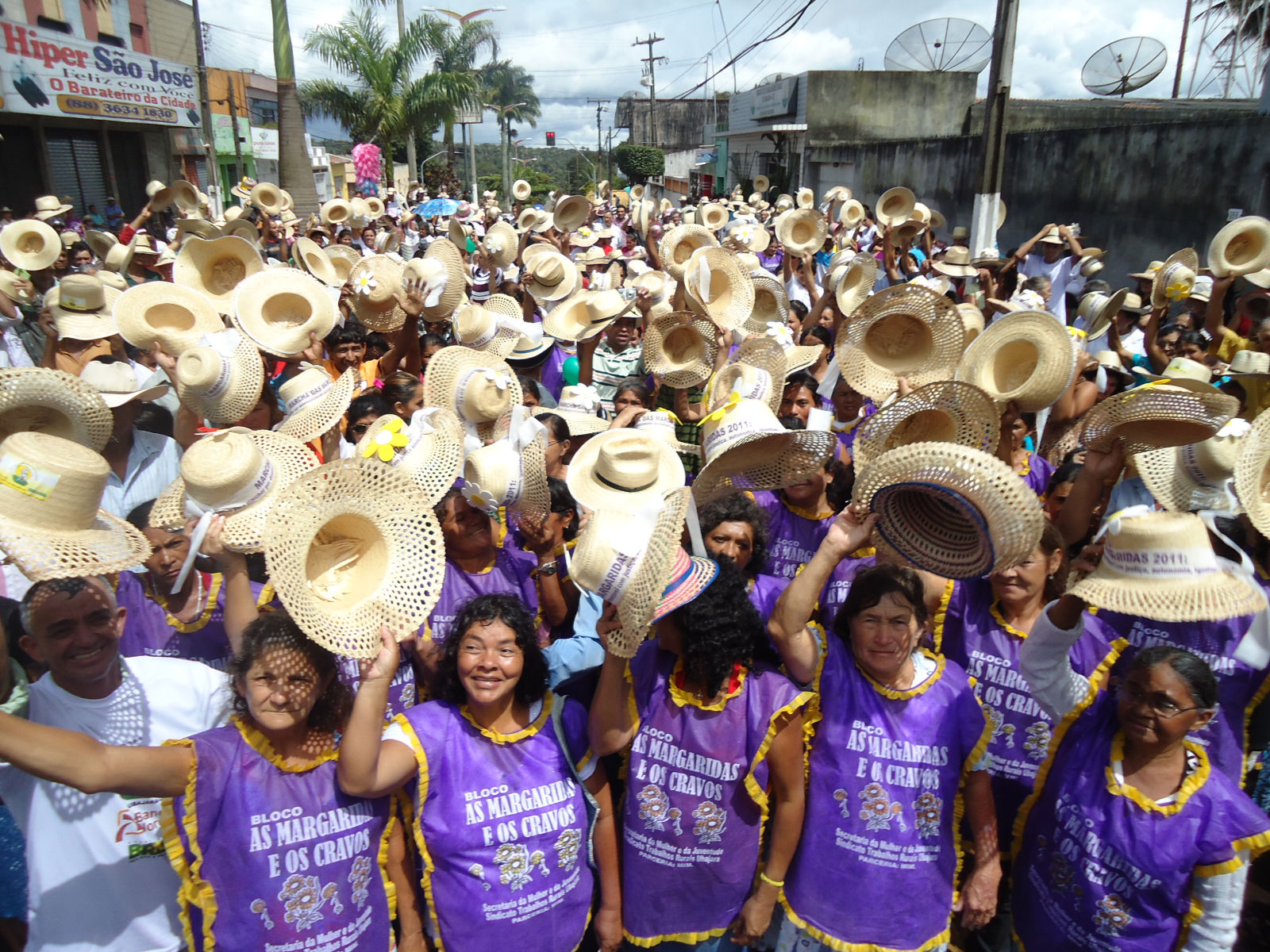 Marcha das Margaridas em prol das trabalhadoras rurais