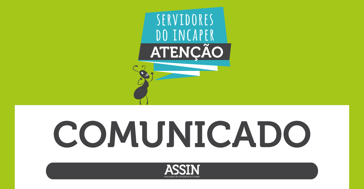 Comunicado sobre a suspensão da greve no Incaper