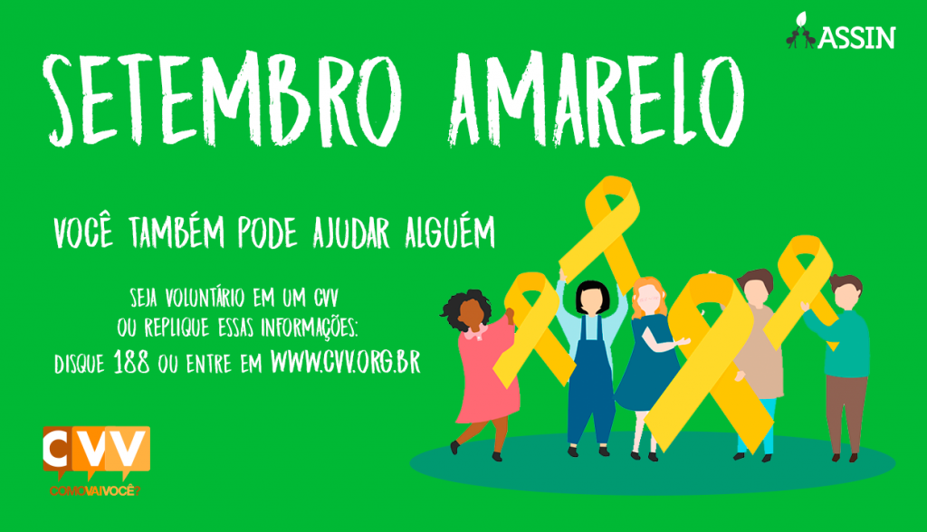 Setembro Amarelo Pela Valoriza O Da Vida Assin