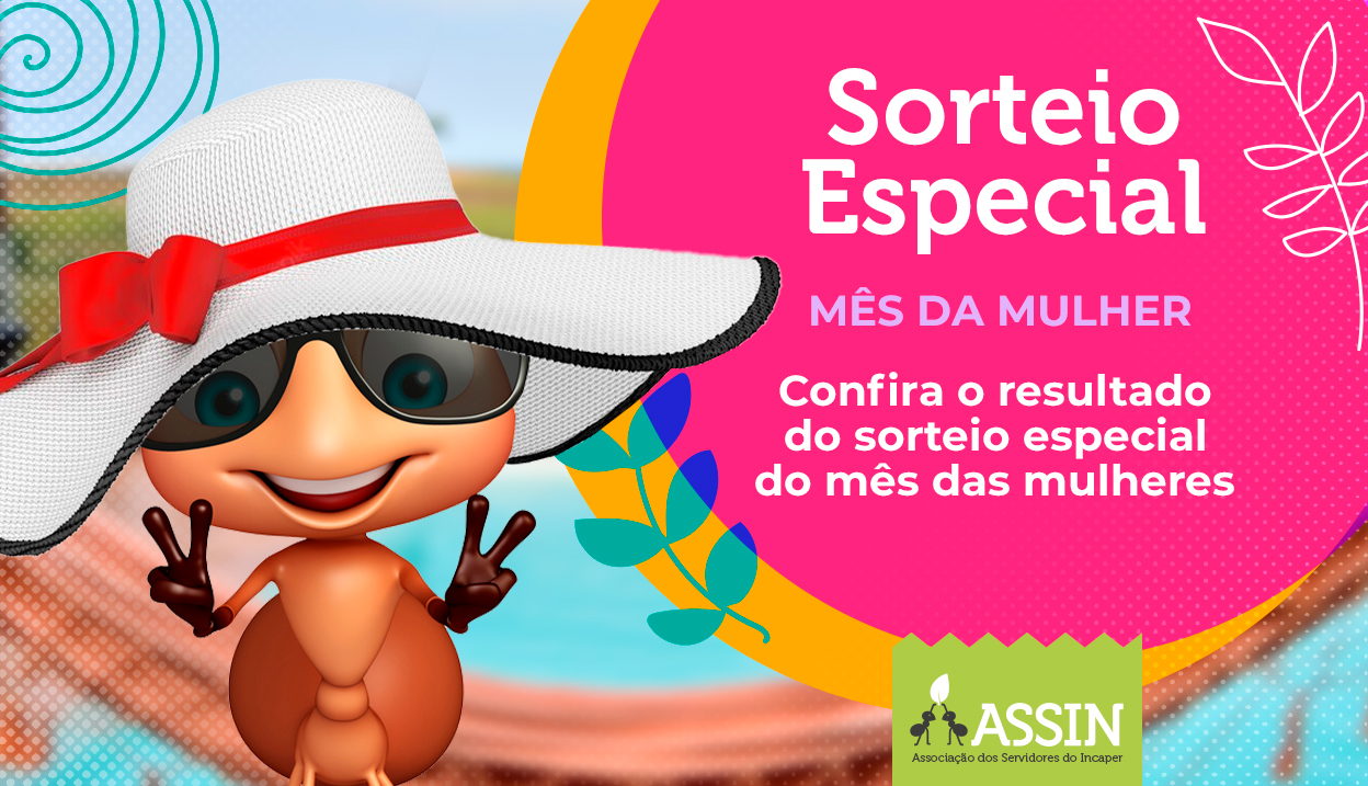 Confira o resultado do sorteio especial do Mês das Mulheres